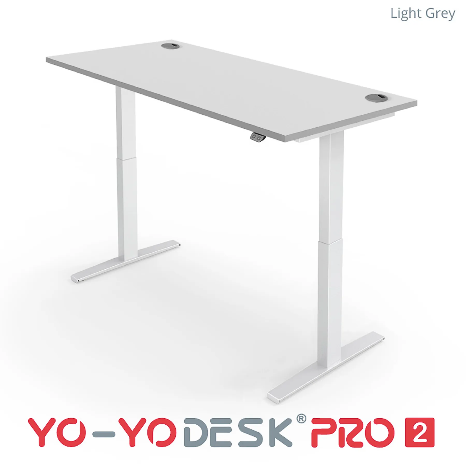 Lof direct yoyo desk pro 2 White frame Light grey top