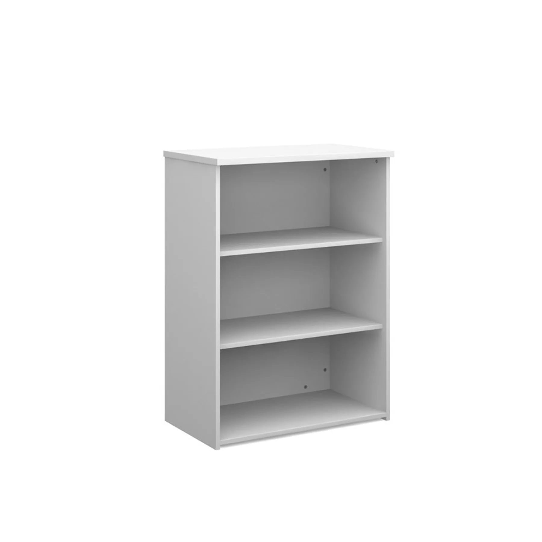 LOF 2 shelf bookcase white