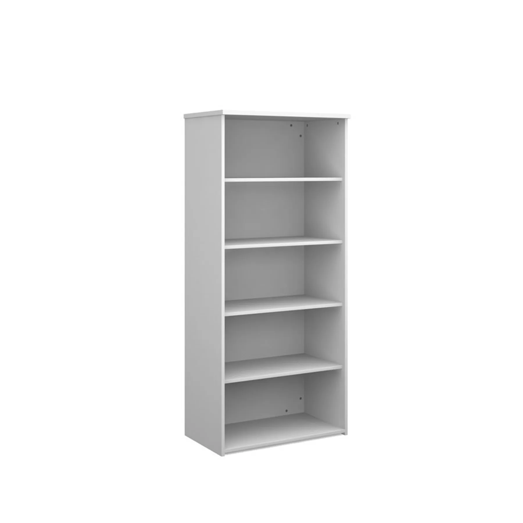 LOF 4 shelf bookcase white