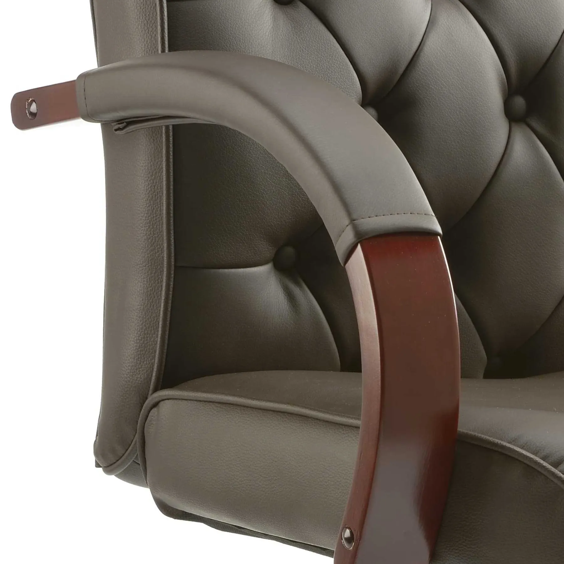 LOF Direct Dynamic Chesterfield Brown Arm