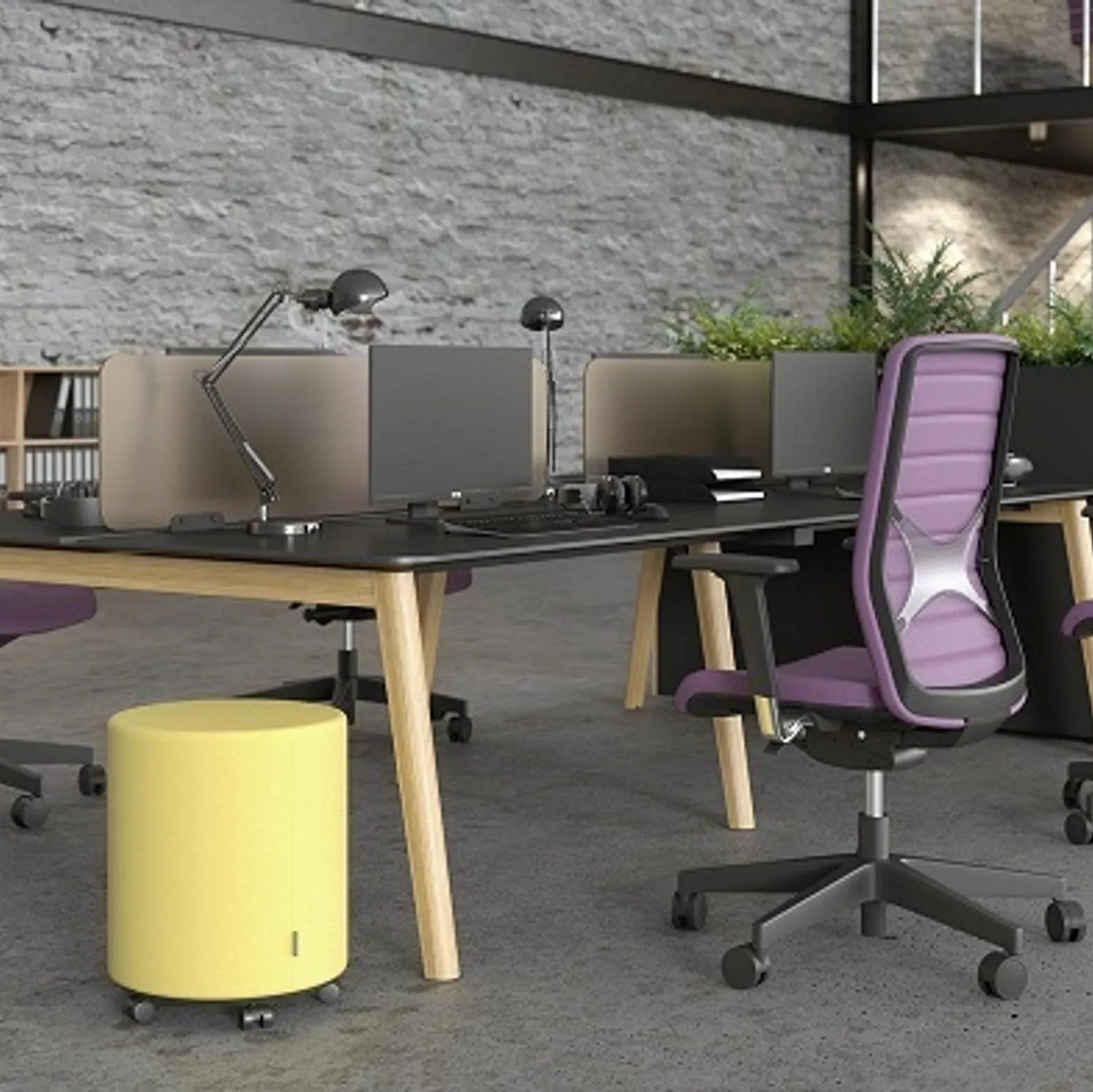 LOF Direct Narbutas desks NOVA Wood interiors task chairs WIND 9