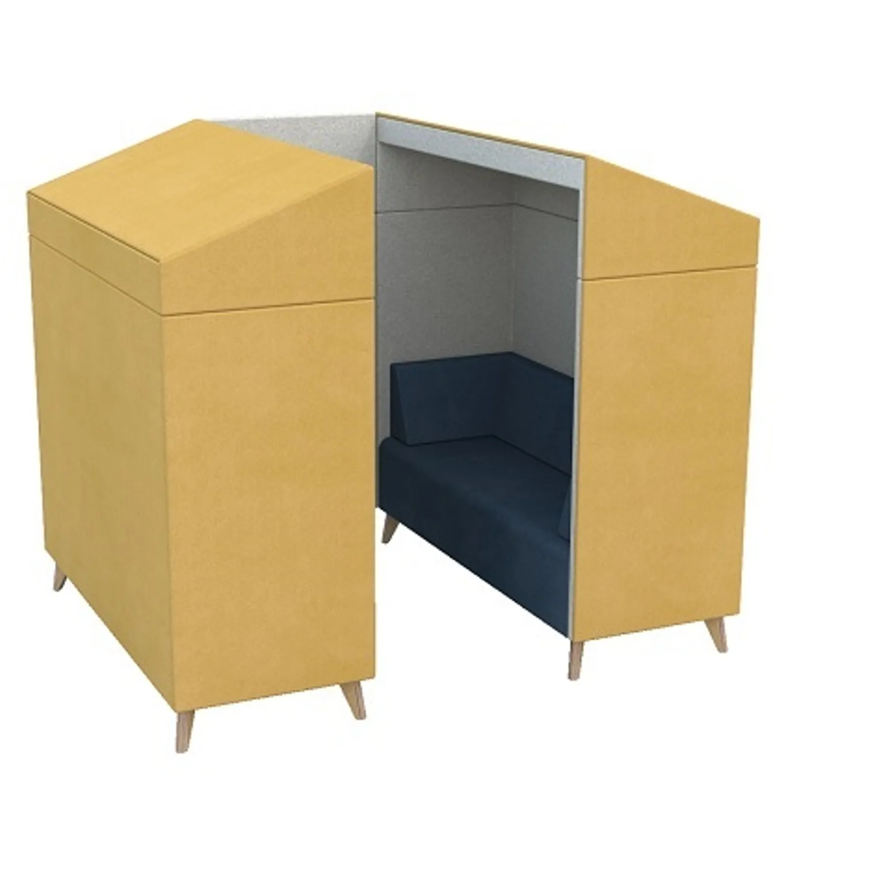 LOF Direct Sven Screen D 2 seater booth with hood