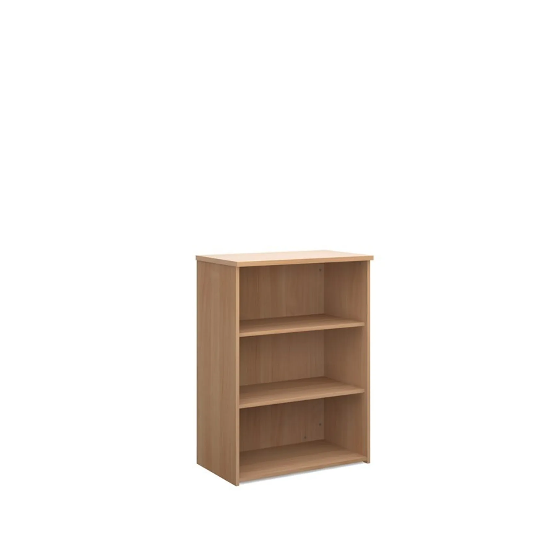 LOF direct 2 shelf bookcase beech