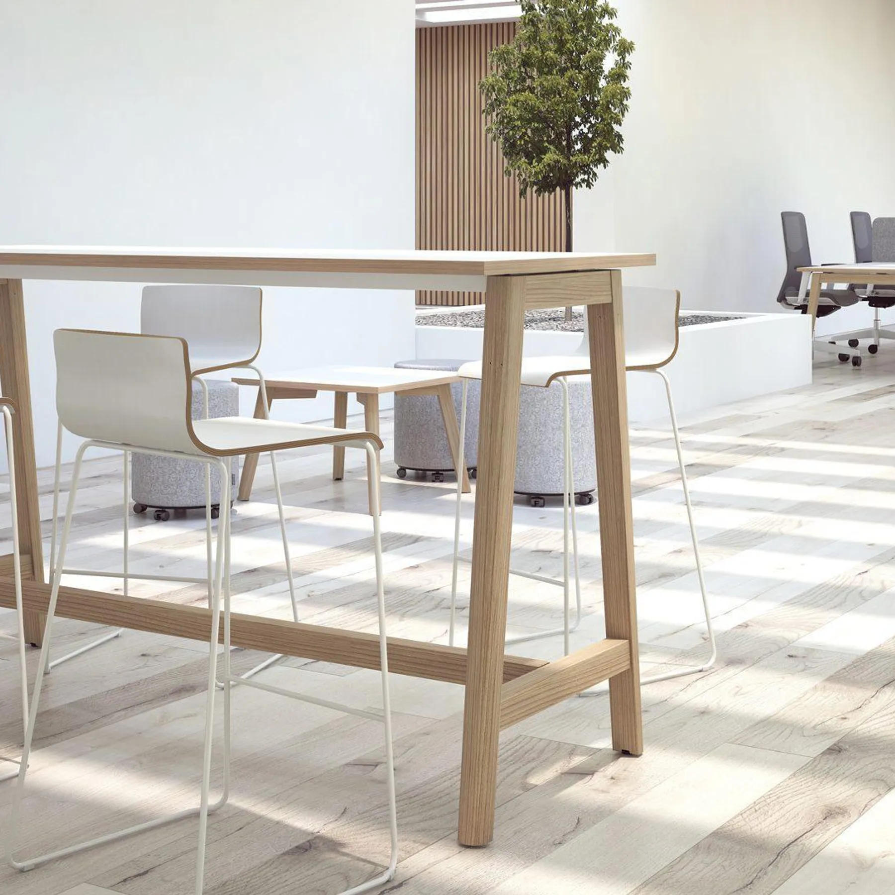 LOF direct Narbutas high tables bench desks nova wood task chairs wind 1920x1080