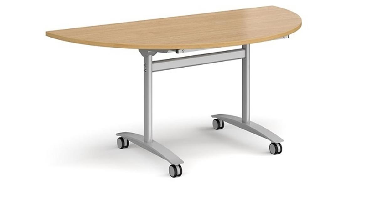 Lof Direct Dams Deluxe Fliptop Semi Circular Table Dams Deluxe Fliptop Semi Circular Table, Semi Circular Table Top
