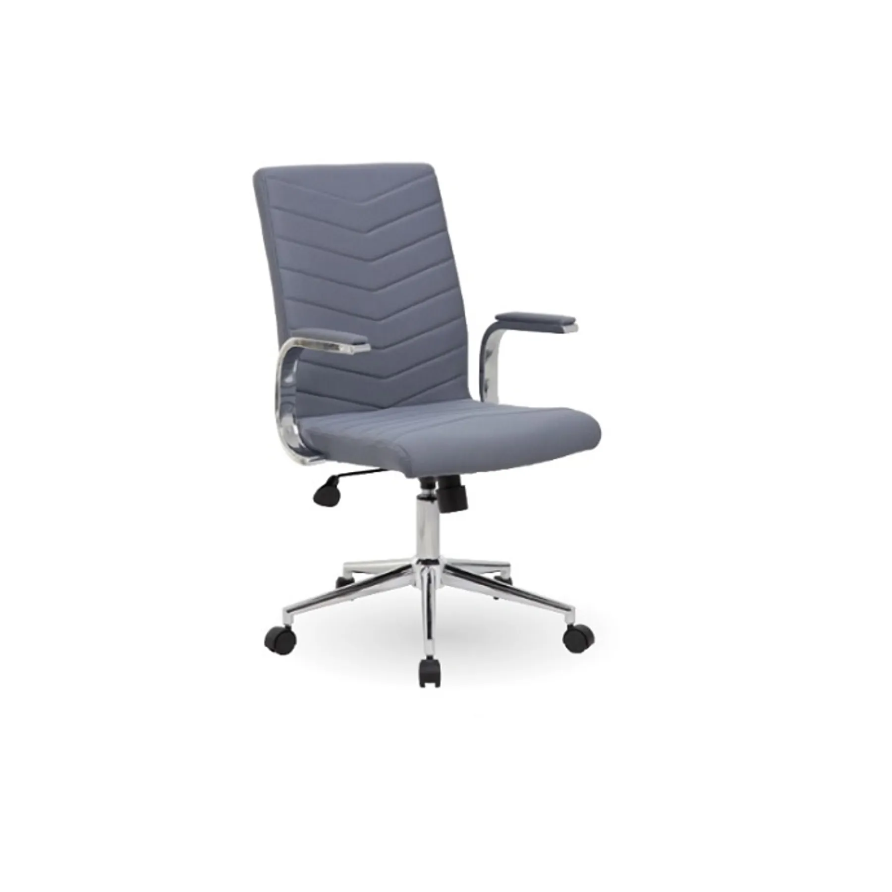 LOF Direct Dams Martinez Operator Chair MAR50004 grey fabric with castors