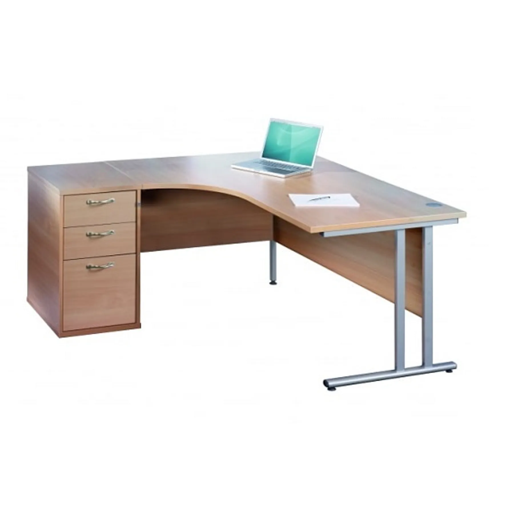 LOF Direct Dams ergonomic desk and drawer unit EBS14