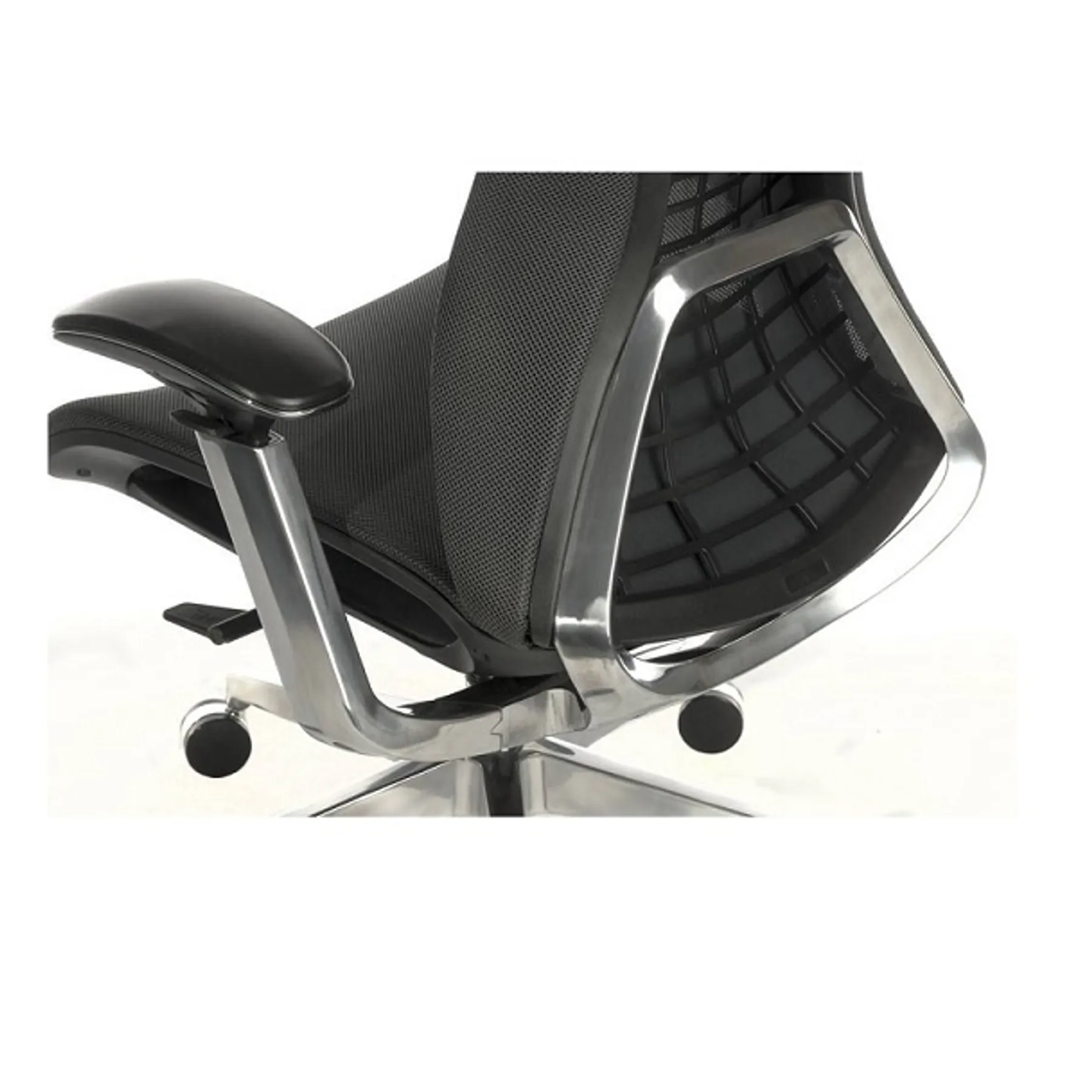 LOF Direct Teknik Quantum Black Mesh Back Chair 6966 BLK Details