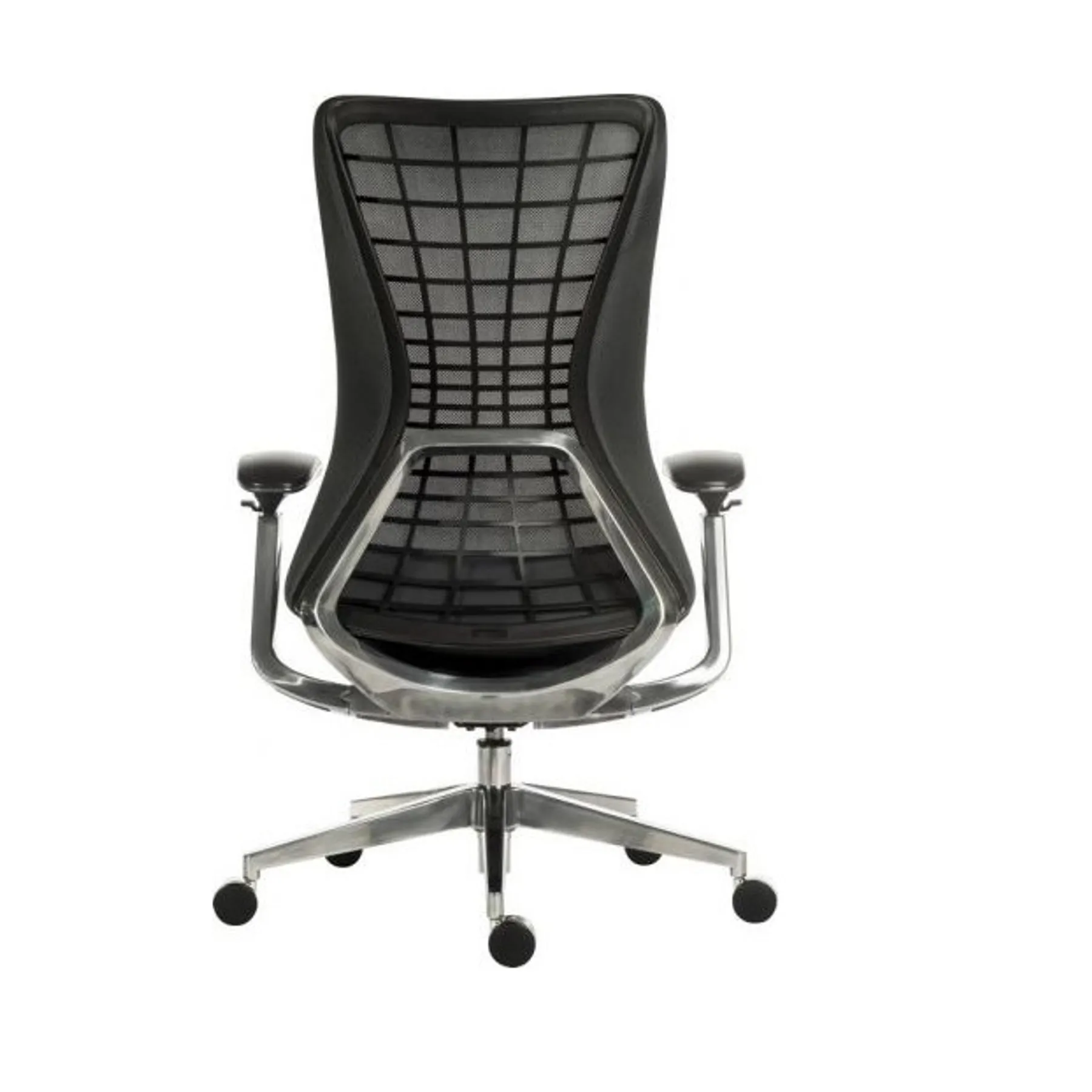 LOF Direct Teknik Quantum Black Mesh Back Chair 6966 BLK rear