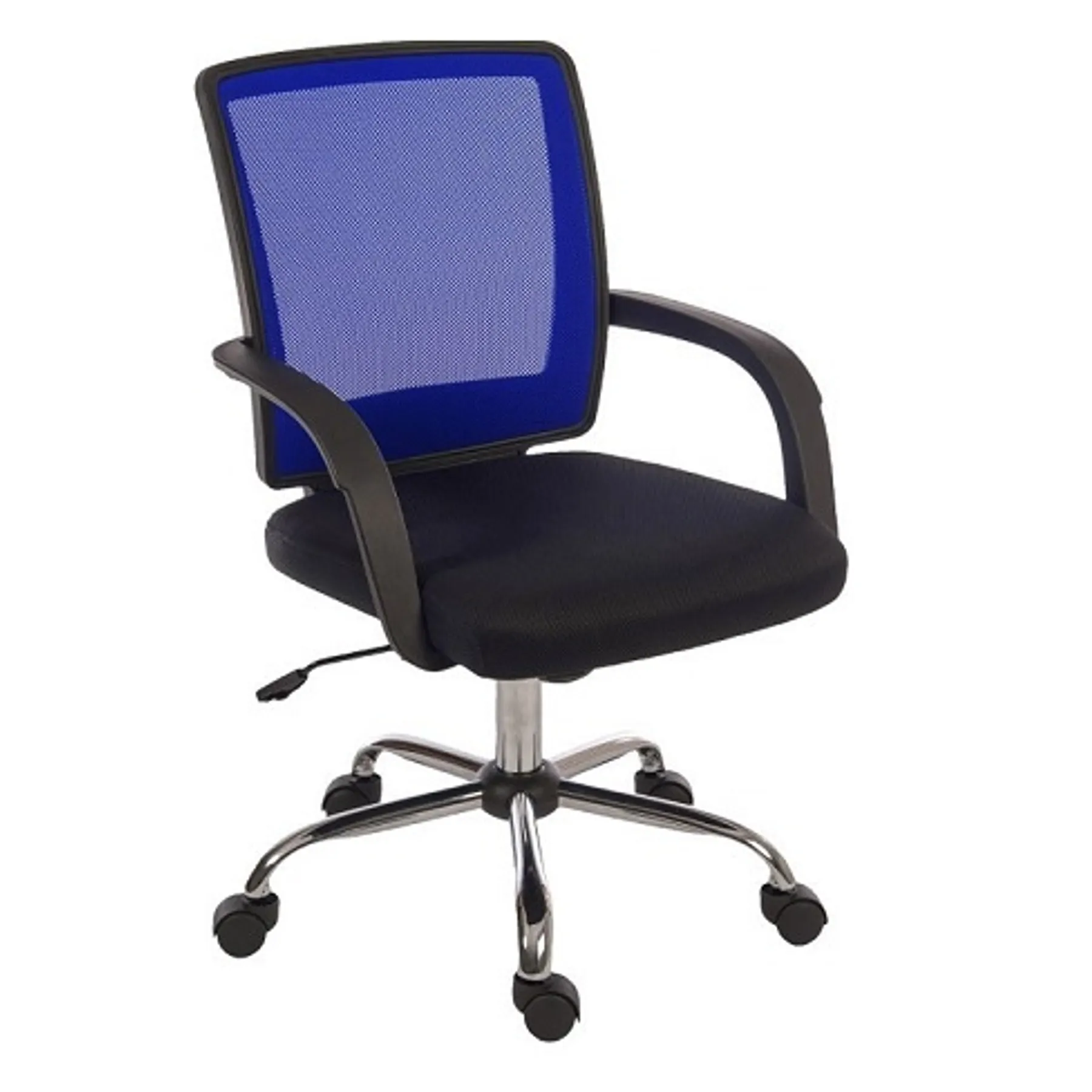 LOF Direct Teknik Star Mesh Back Chair Blue 6910 Side