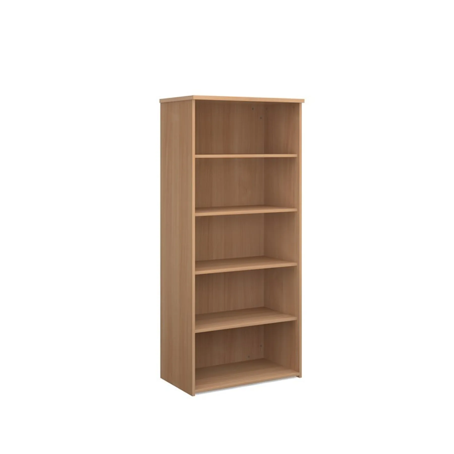 L Of 4 shelf bookcase beech