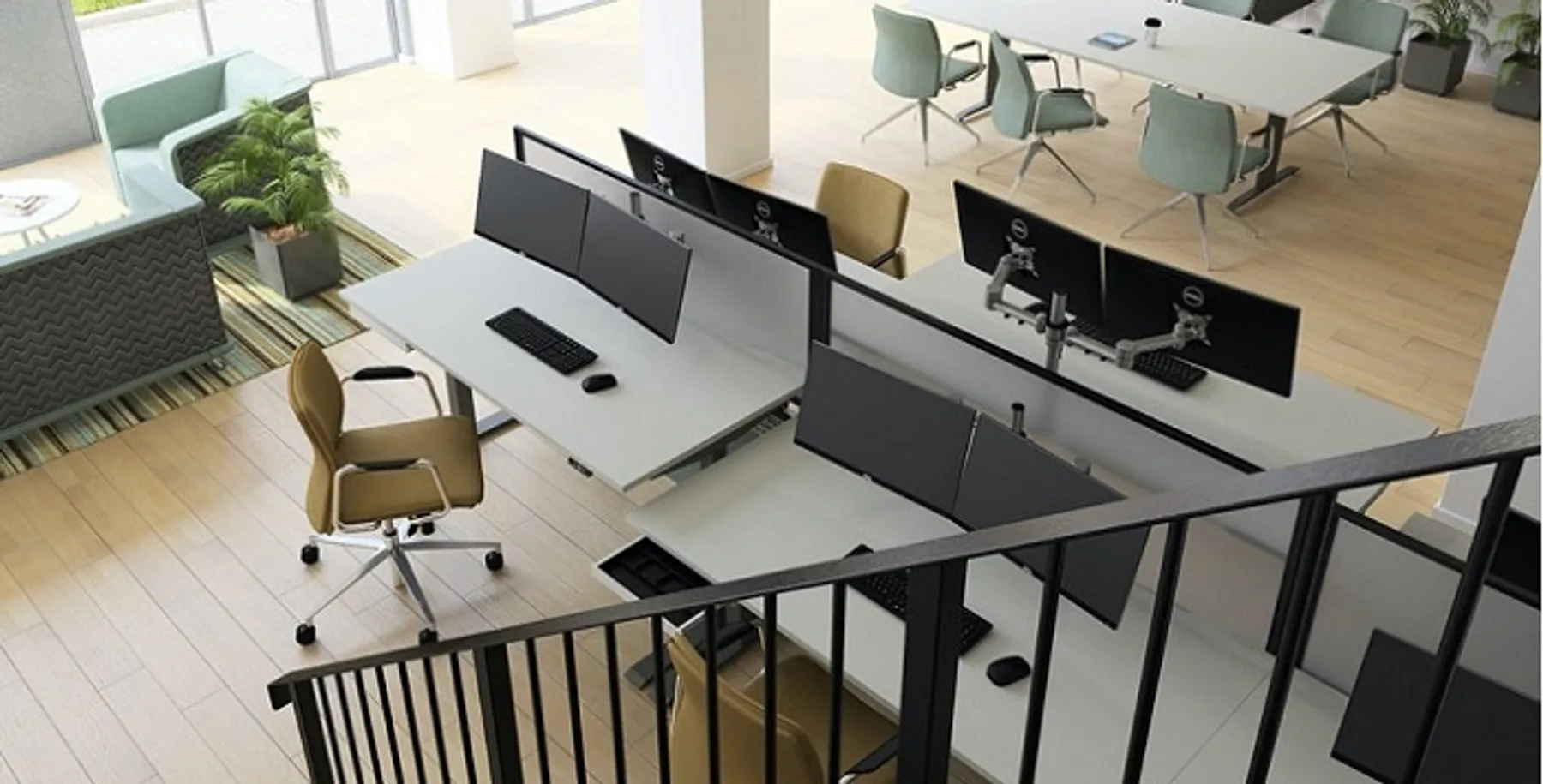 Leicester Office Furnishers Ltd Height Adjustable Desks Sven