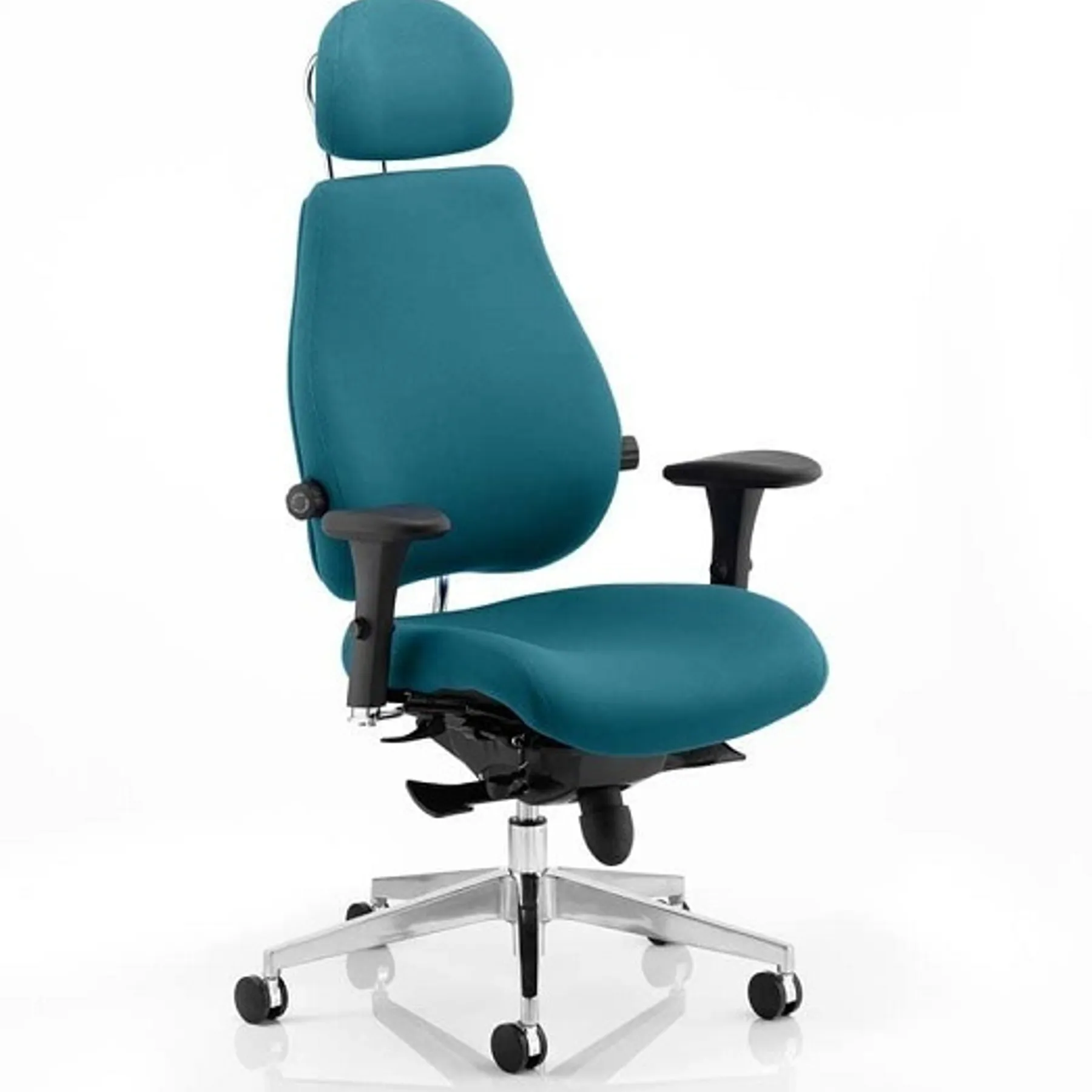 Lof Direct Dynamic Chiro Plus Posture Chair teal with Headrest