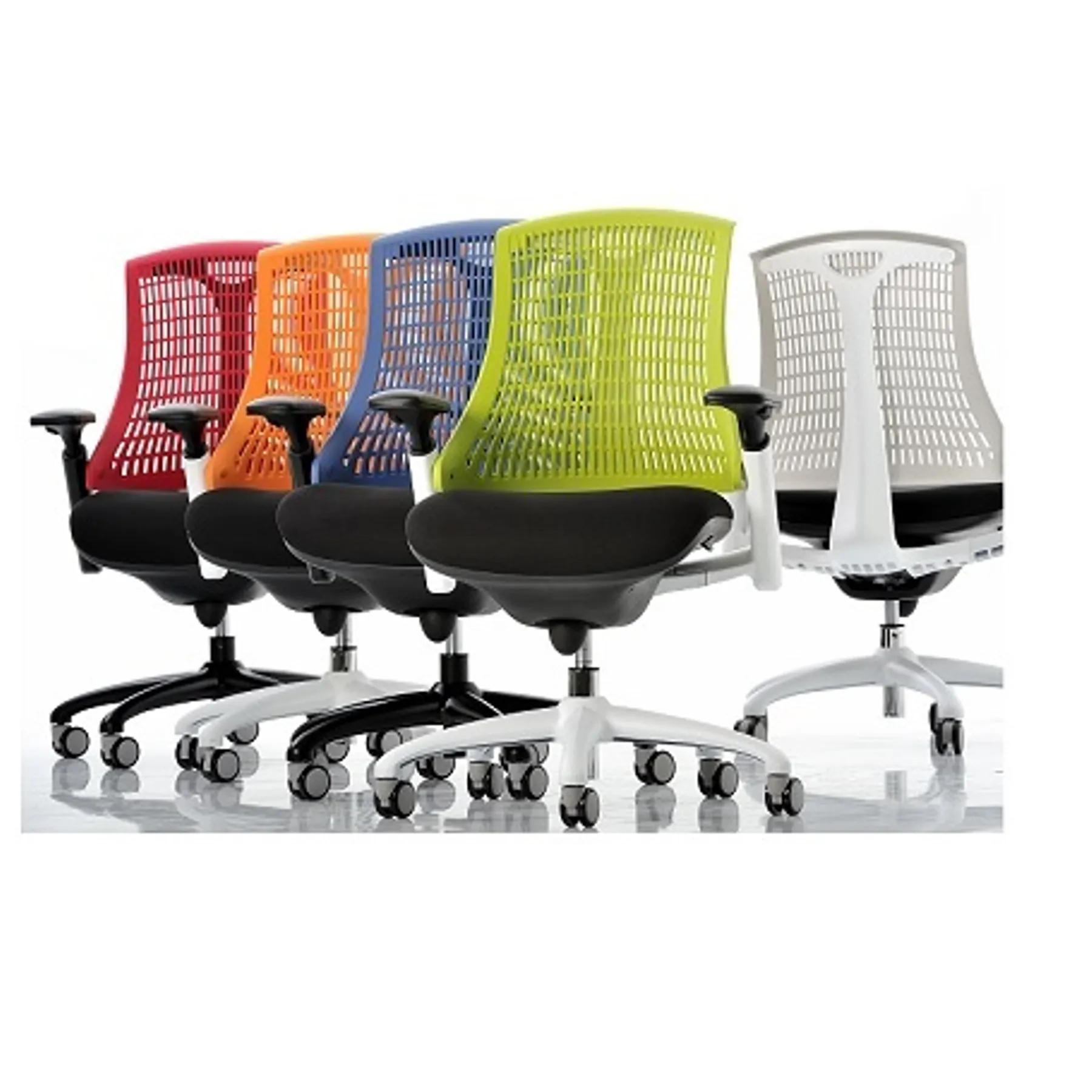 Lof Direct Dynamic Flex black frame chair back colours