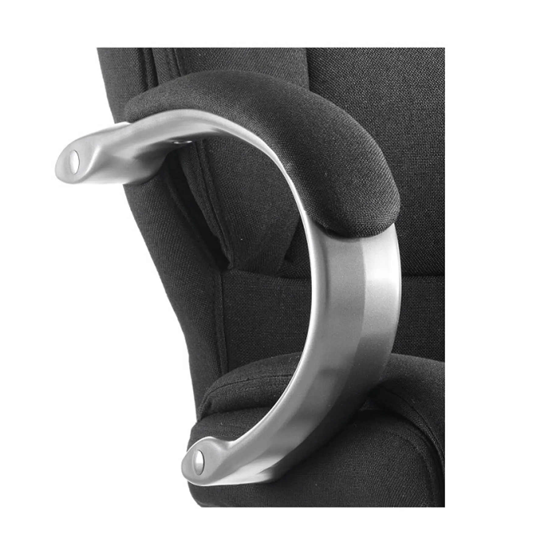 Lof Direct Dynamic Galloway Black Fabric Meeting Chair Arm