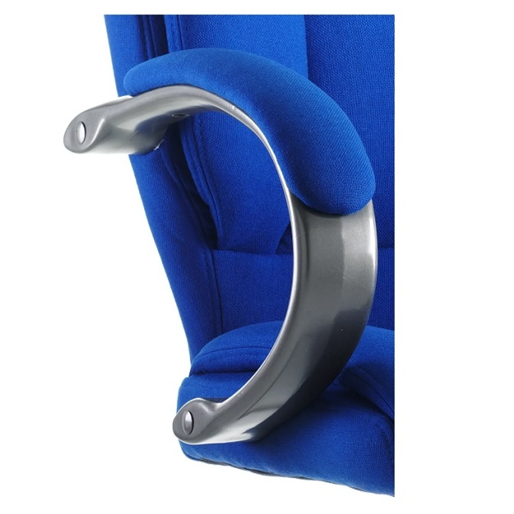 Lof Direct Dynamic Galloway Blue Fabric Meeting Chair arm