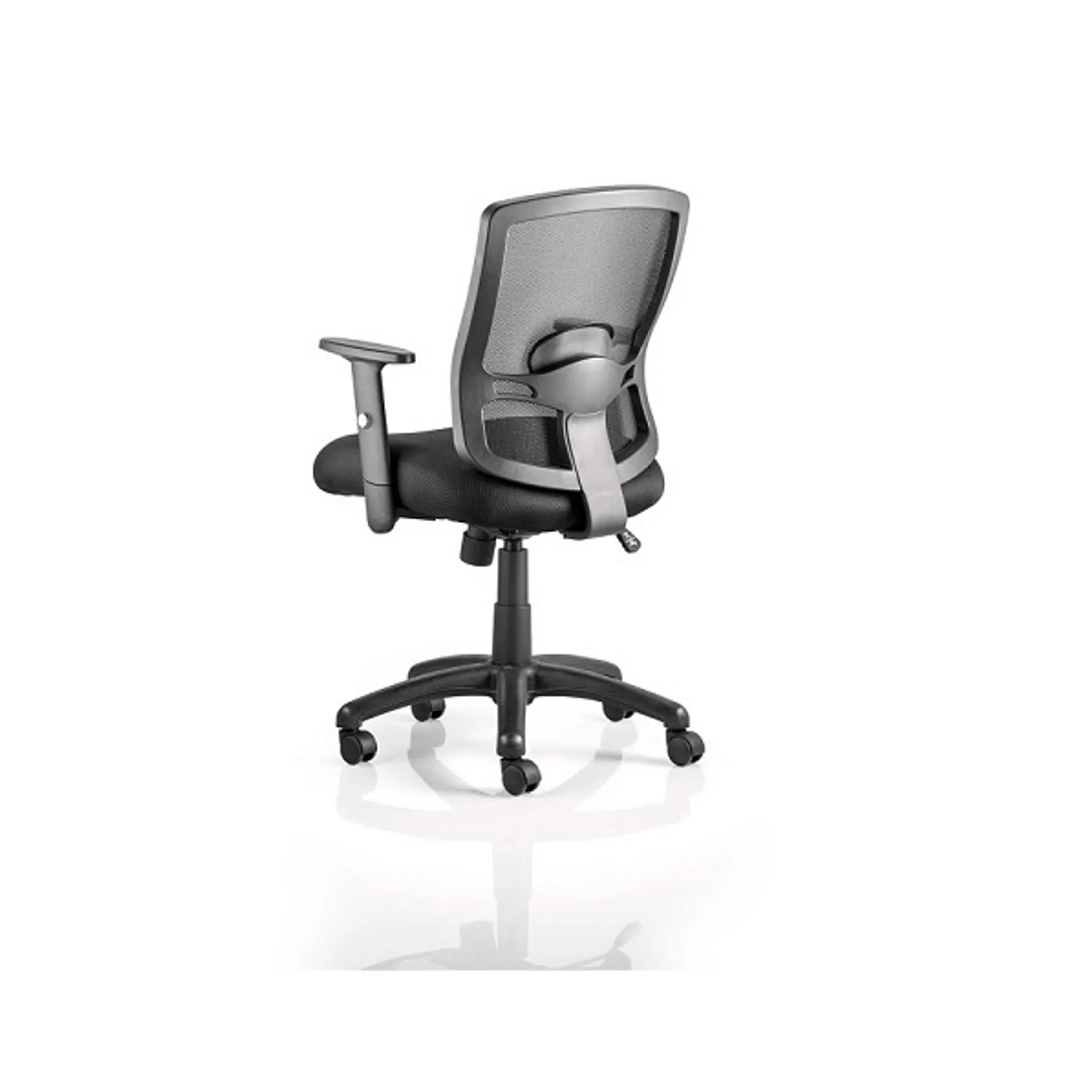 Lof Direct Dynamic Portland Mesh Back Office Chair Black OP000105 Rear jpg