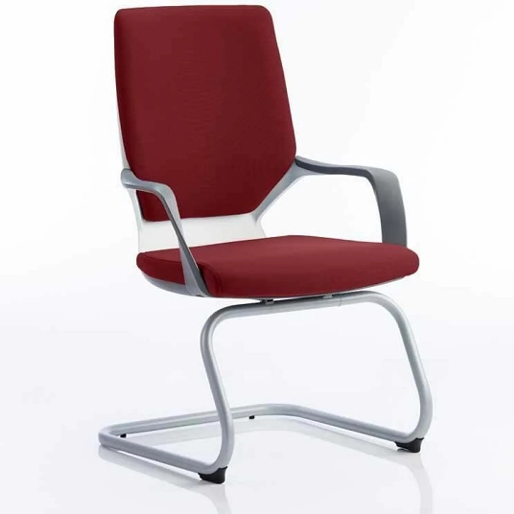 Lof Direct Dynamic Xenon bespoke Meeting Chair chilli fabric
