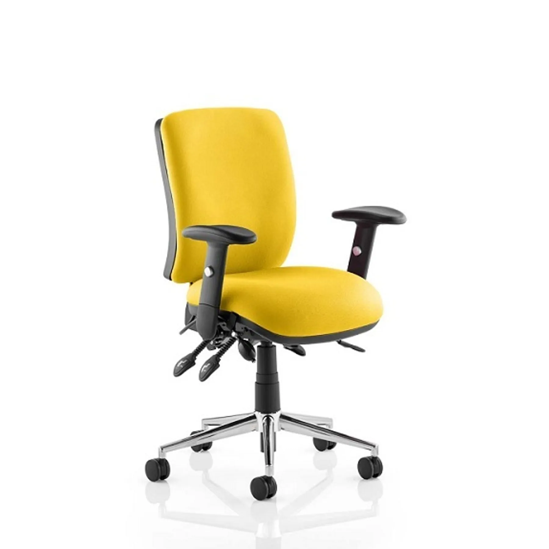 Lof Direct Dynamic chiro medium back chair yellow OP000011