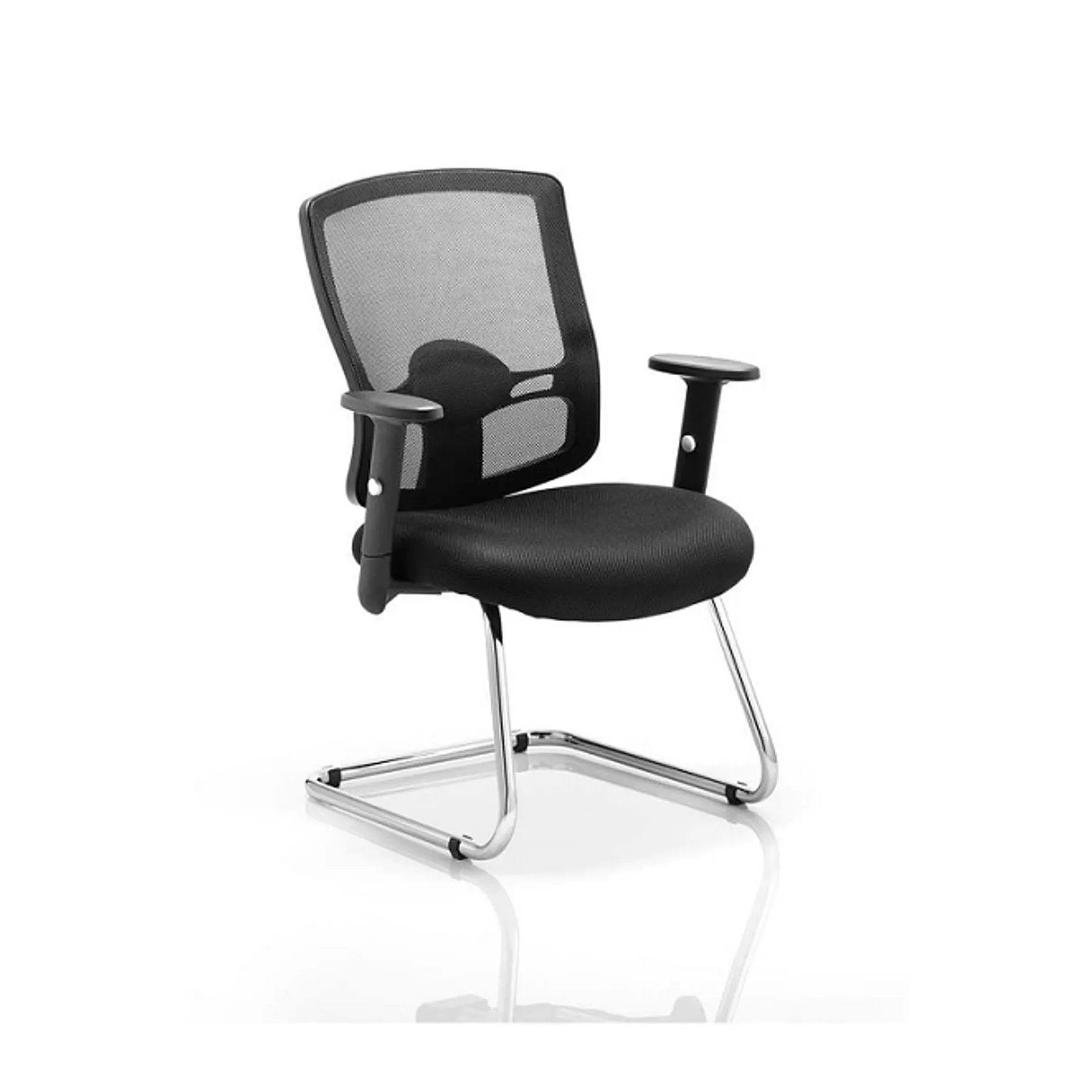Lof Direct Dynamic portland mesh cantilever chair black EX000136
