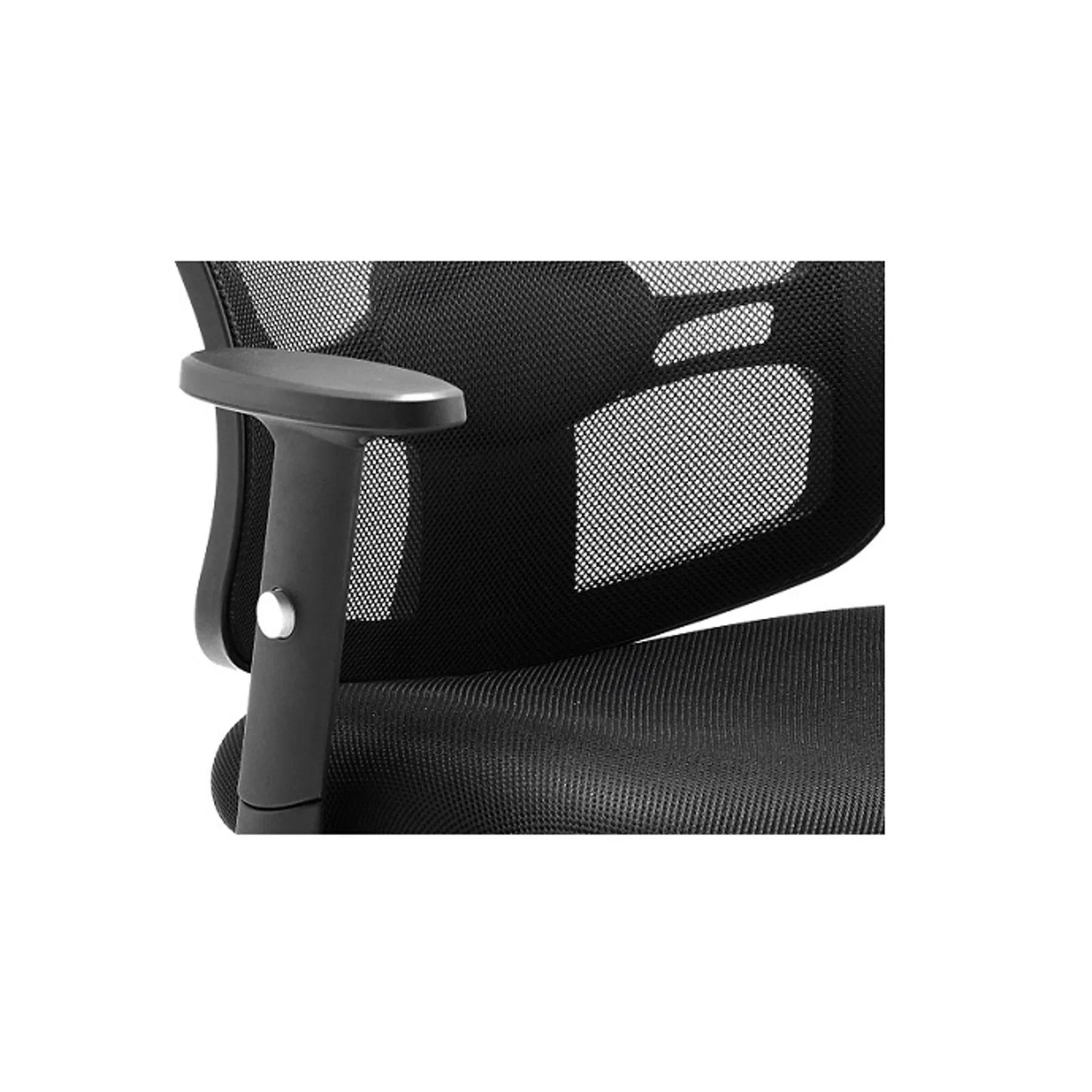 Lof Direct Dynamic portland mesh cantilever chair black EX000136 arm detail