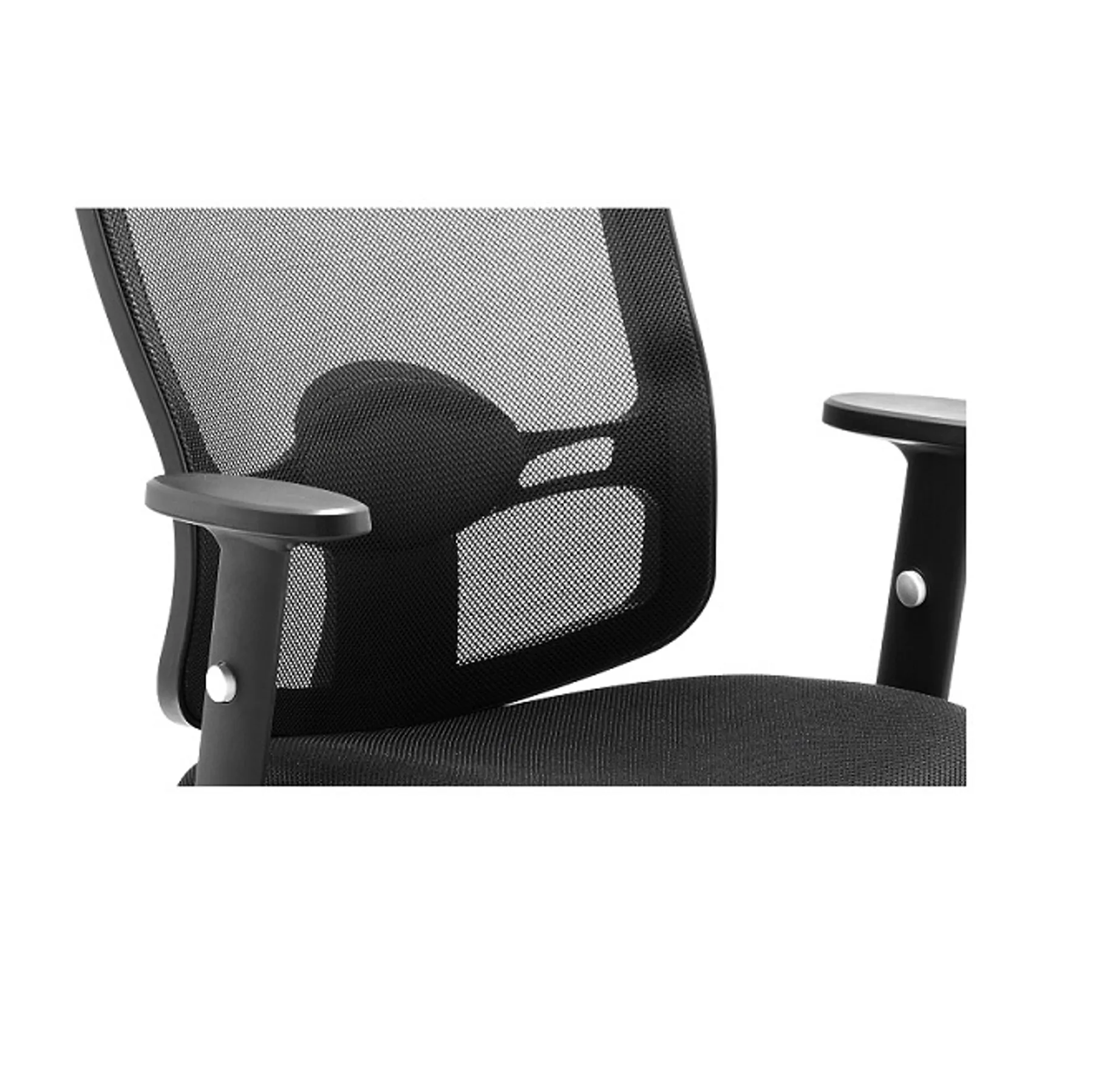 Lof Direct Dynamic portland mesh cantilever chair black EX000136 meeting chair back detail