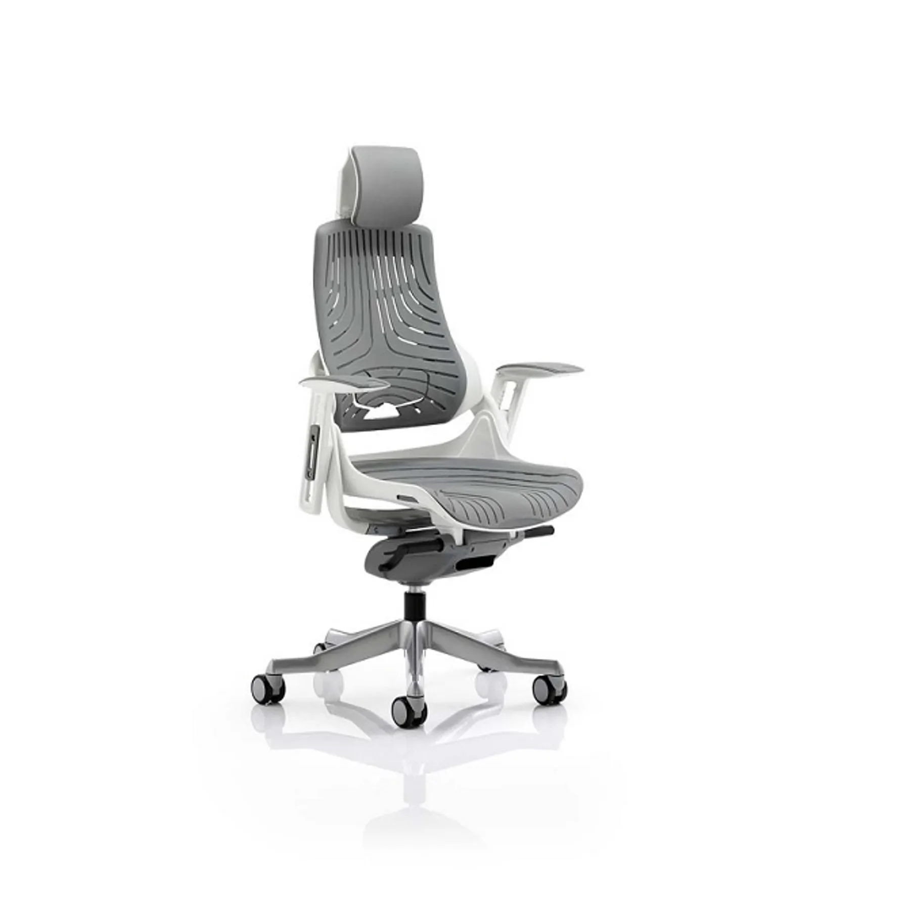 Lof Direct Dynamic zure grey elastomer executive chair KC0164