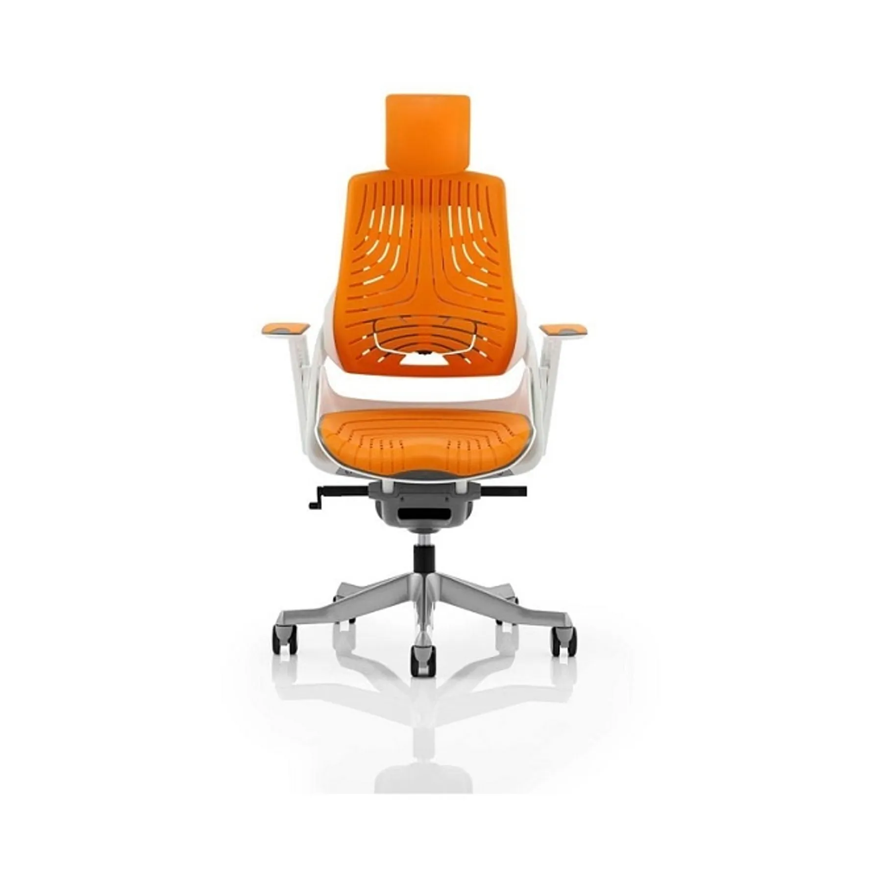 Lof Direct Dynamic zure orange elastomer executive chair KC0165 front