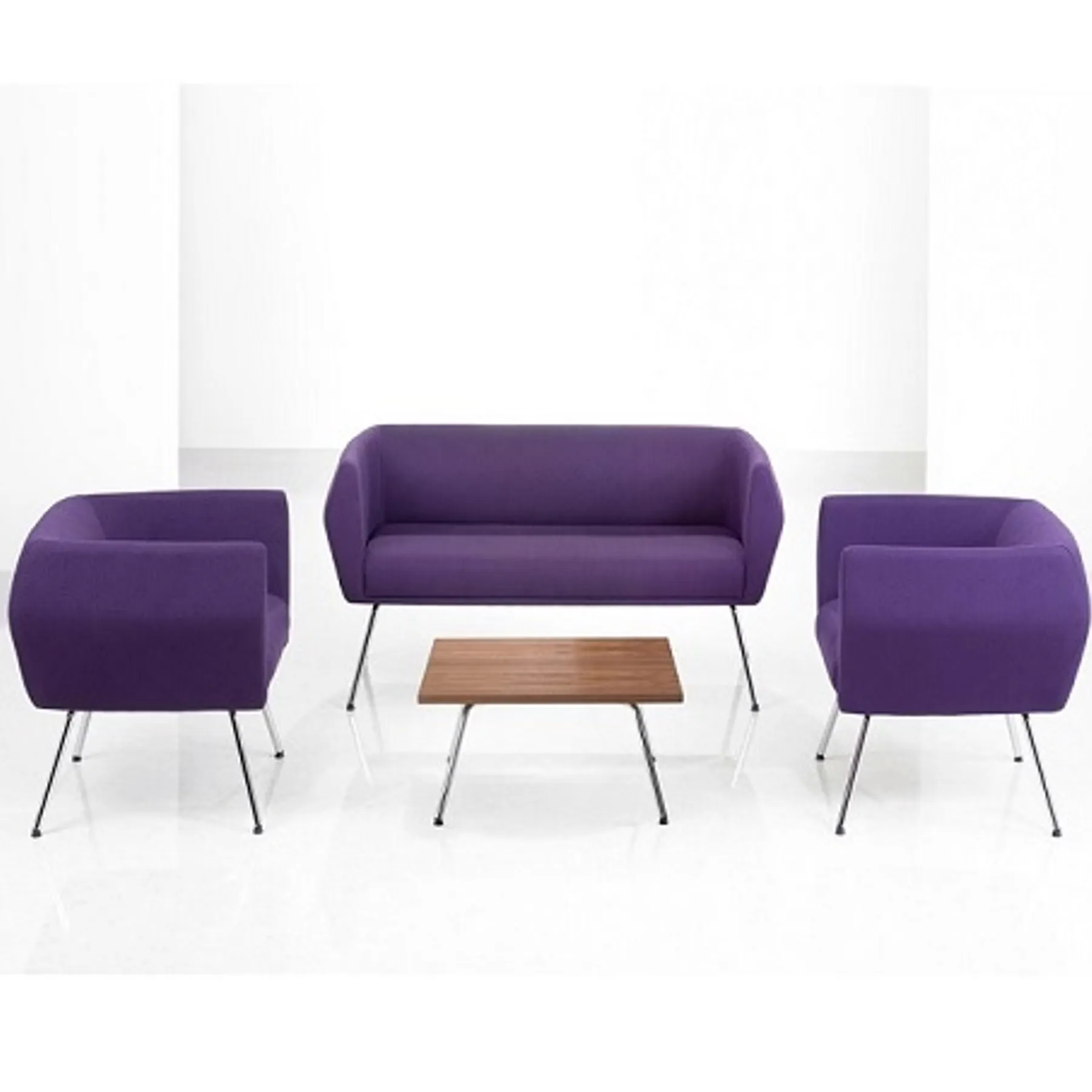 Lof direct Sven Christiansen HB1 Square Coffee Table HB1 Seating Roomset Purple Reception