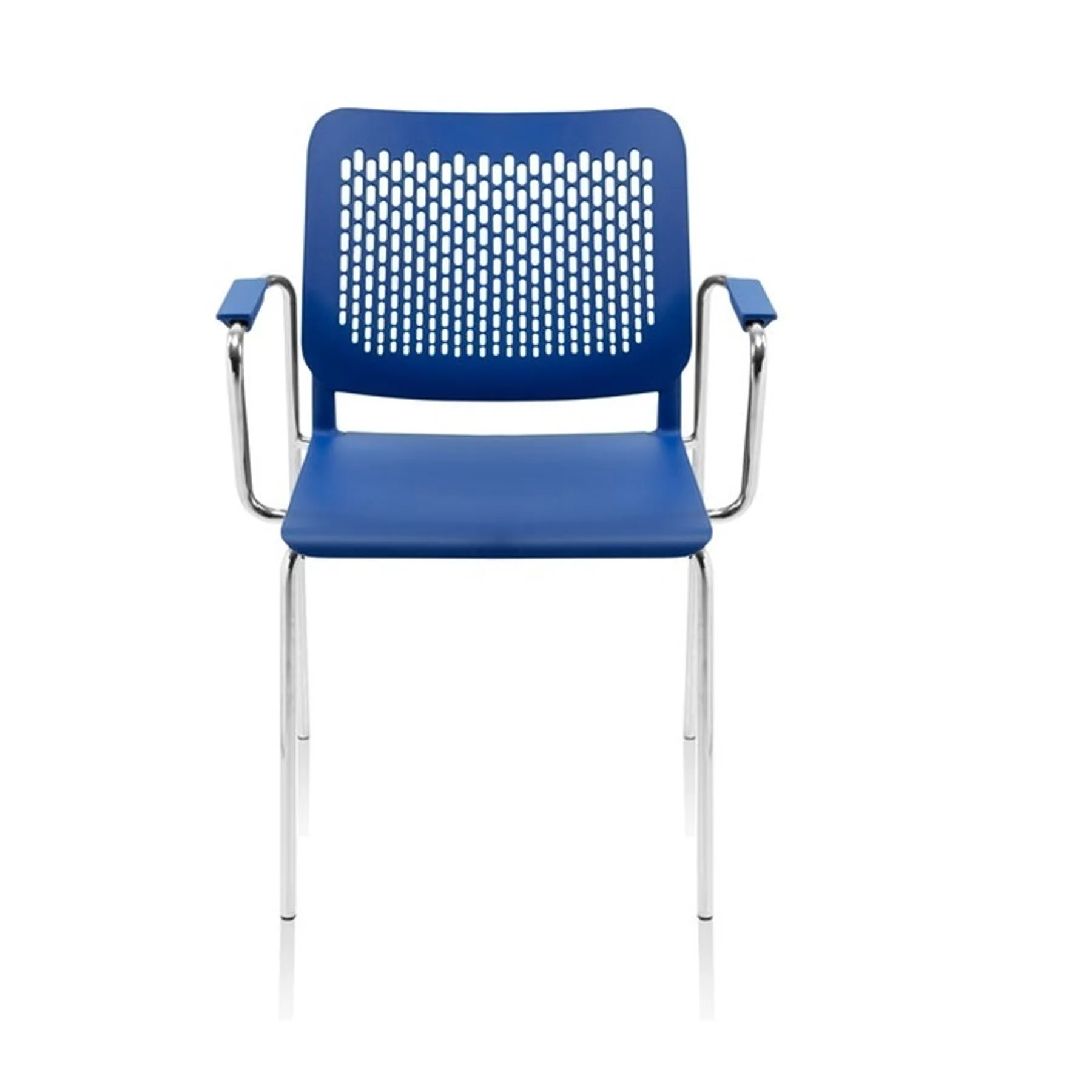 Lof direct Sven Christiansen XRB1 Plastic Cafe Chair Blue Hoop Arms jpg