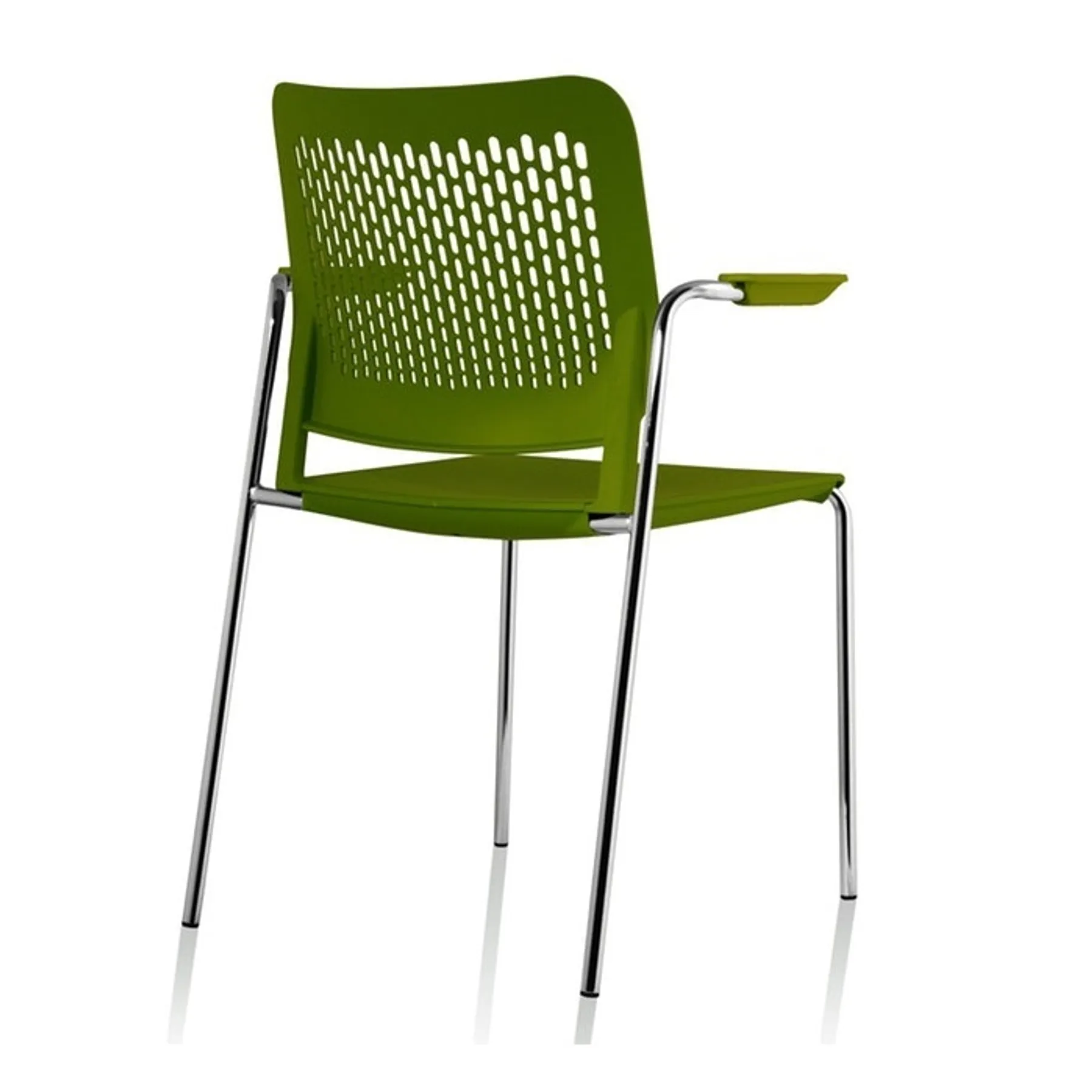 Lof direct Sven Christiansen XRB1 Plastic Cafe Chair Green Arms jpg