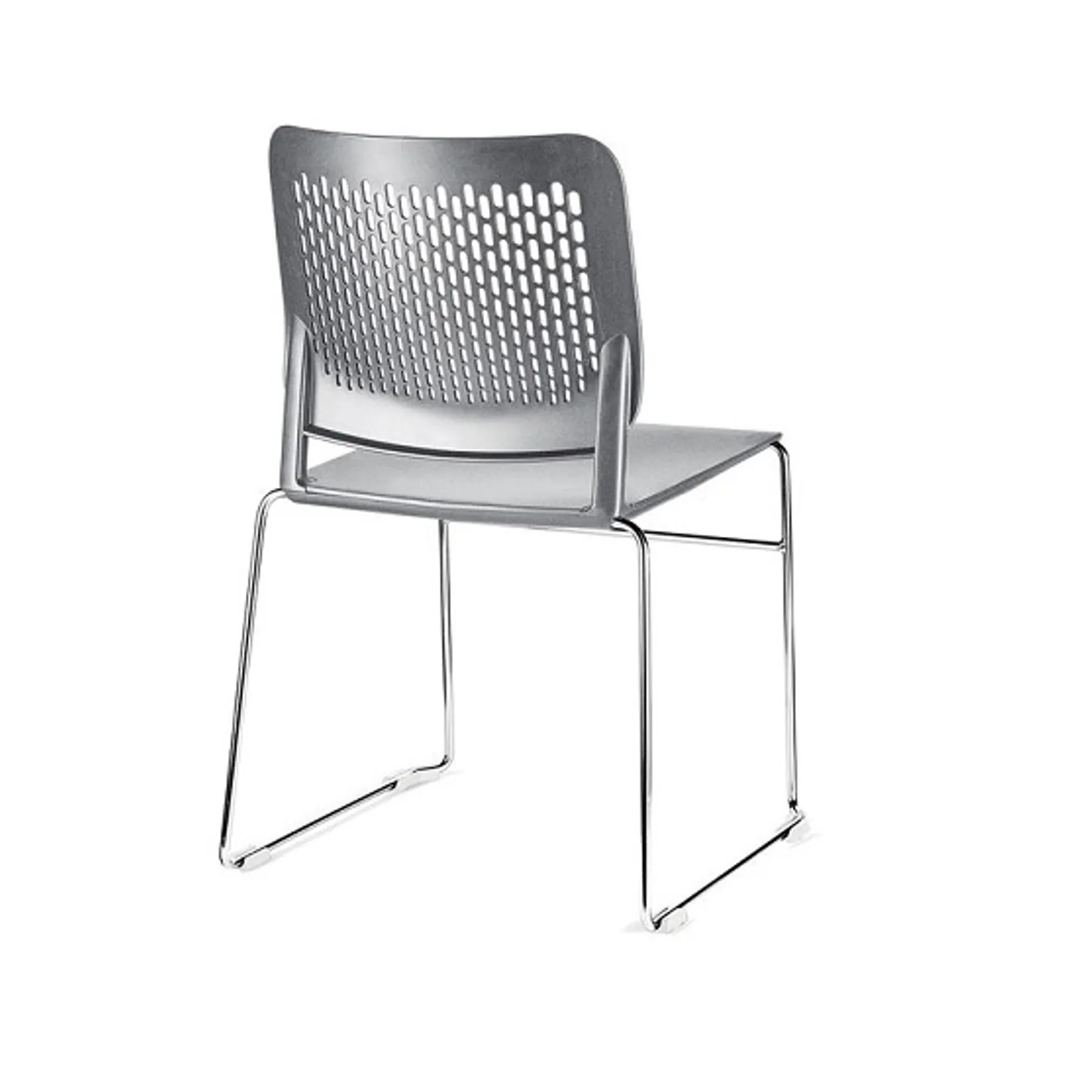 Lof direct Sven Christiansen XRB2 Plastic Cafe Chair Grey Rear