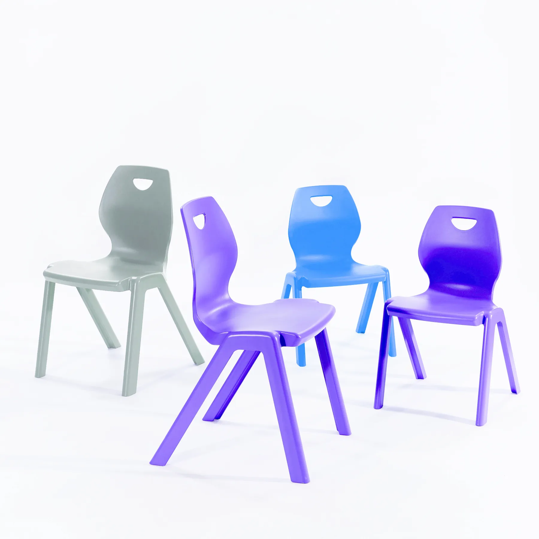 Lof direct monarch flaire chair purple 4
