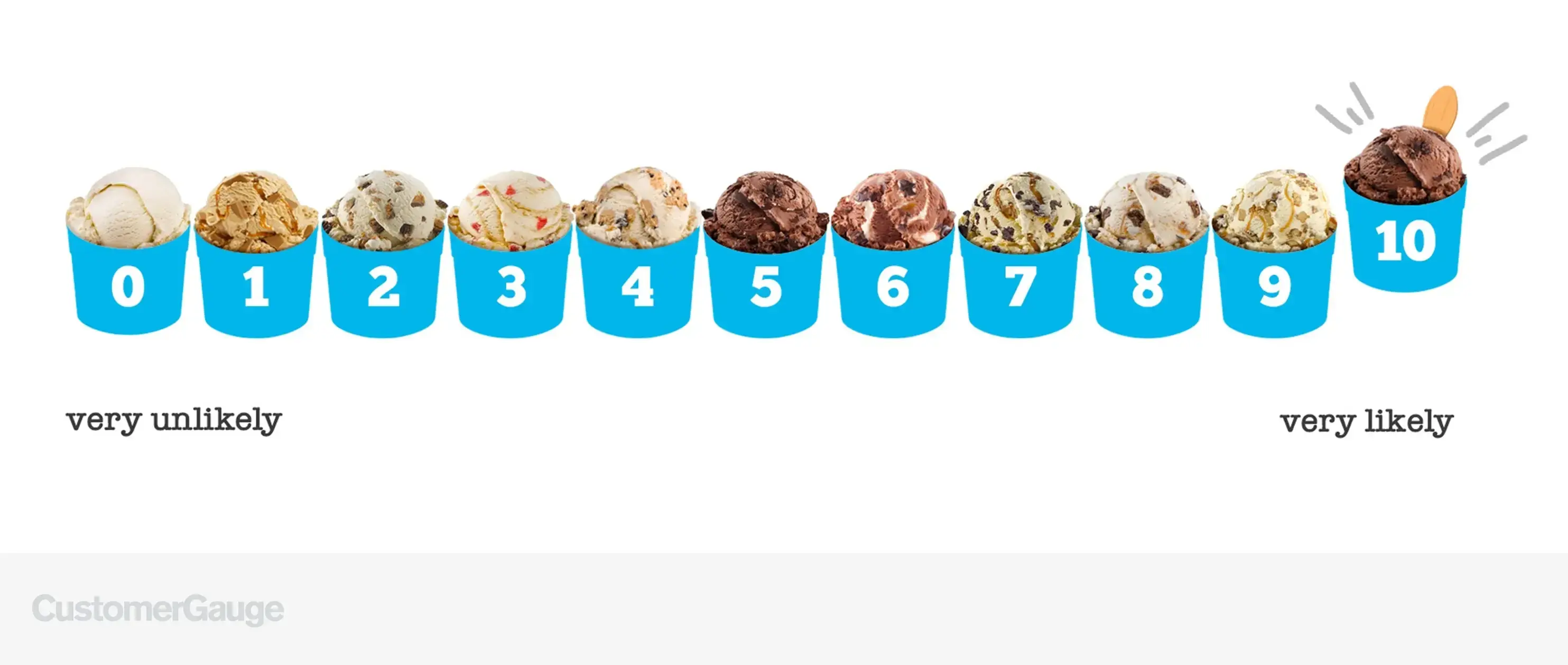 Ben & Jerry's NPS Scale by CustomerGauge