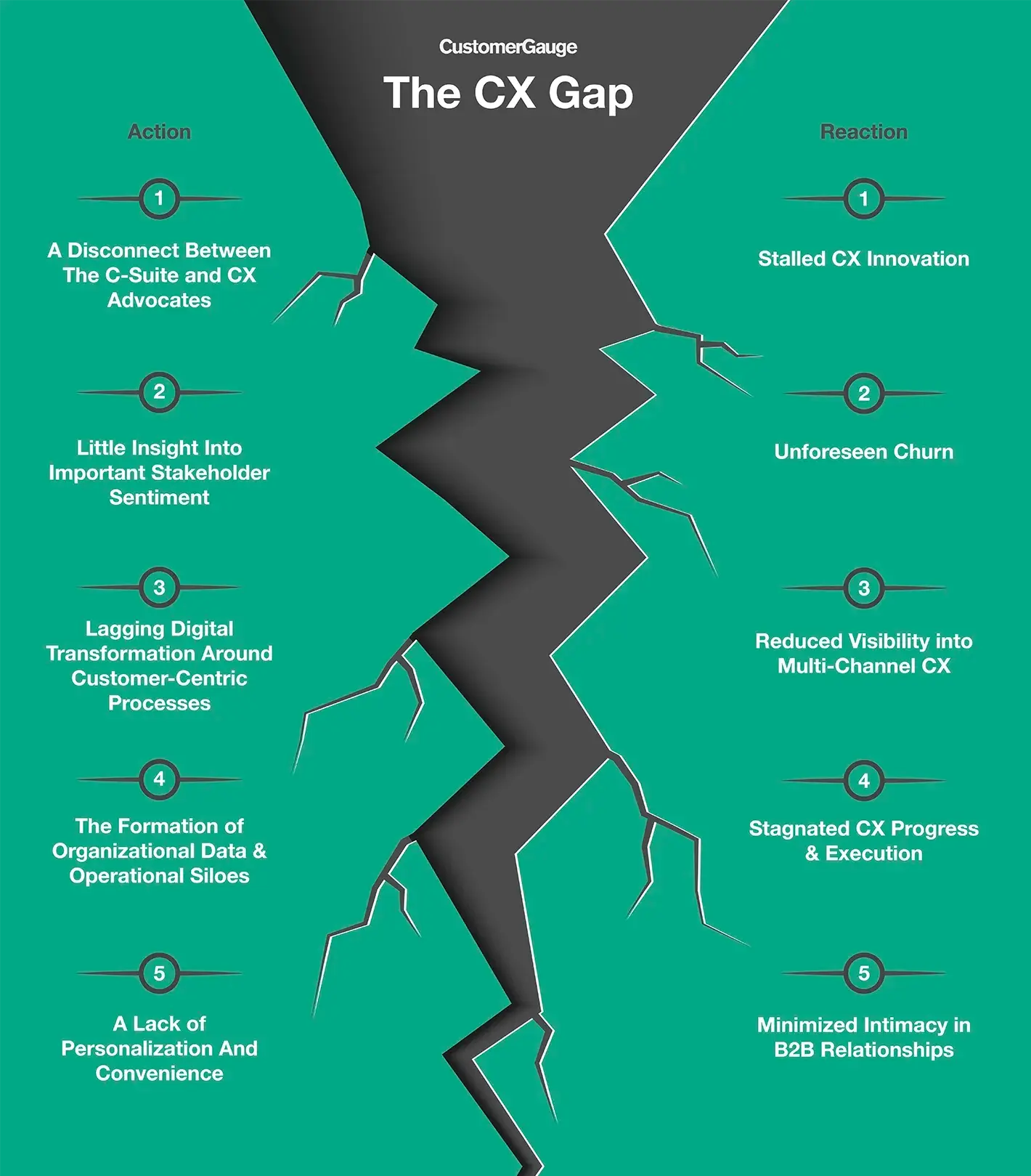 CX Gap Infographic