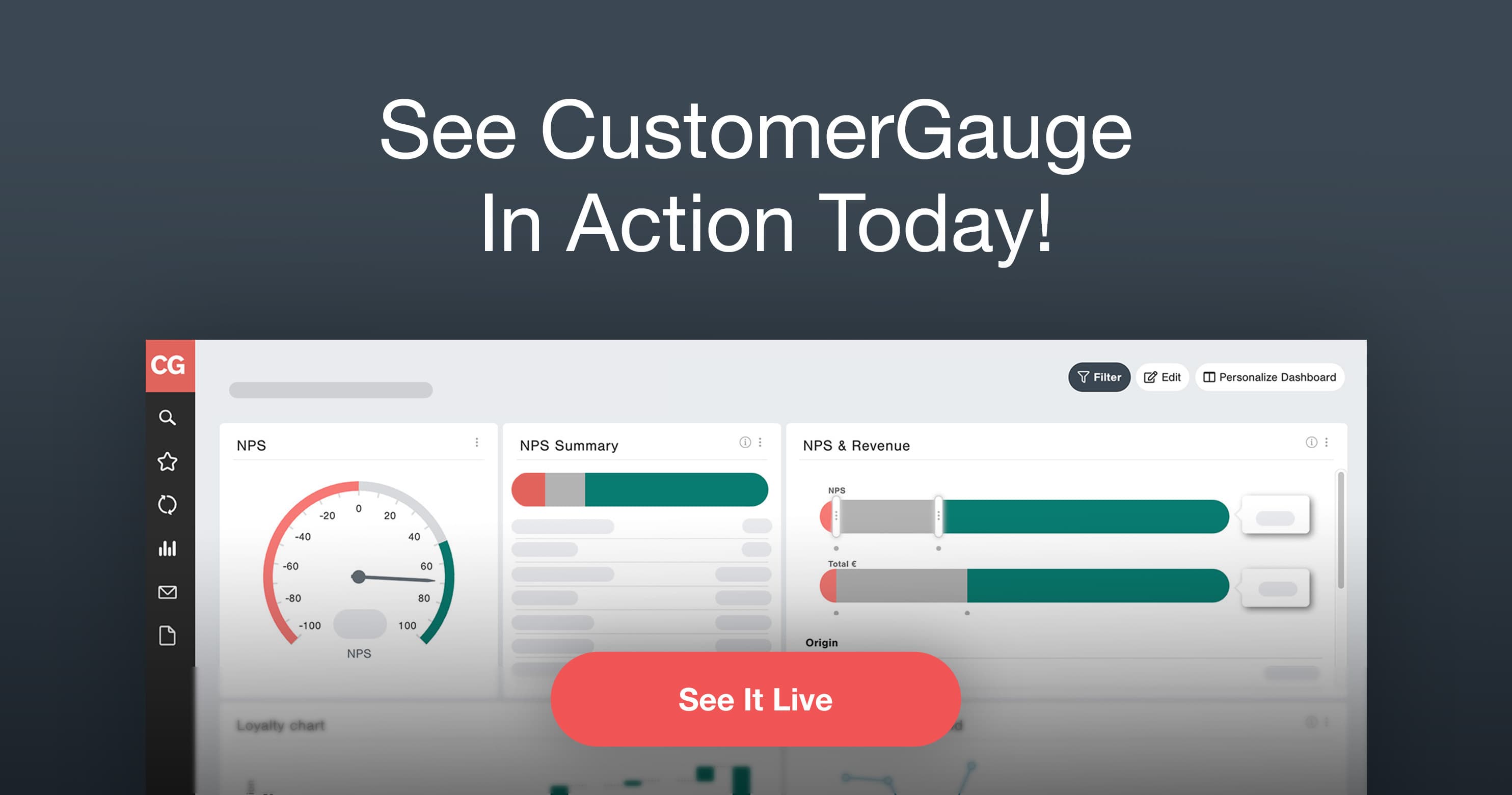 CustomerGauge Demo CTA