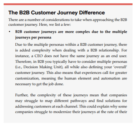 The B2B Customer Journey Difference
