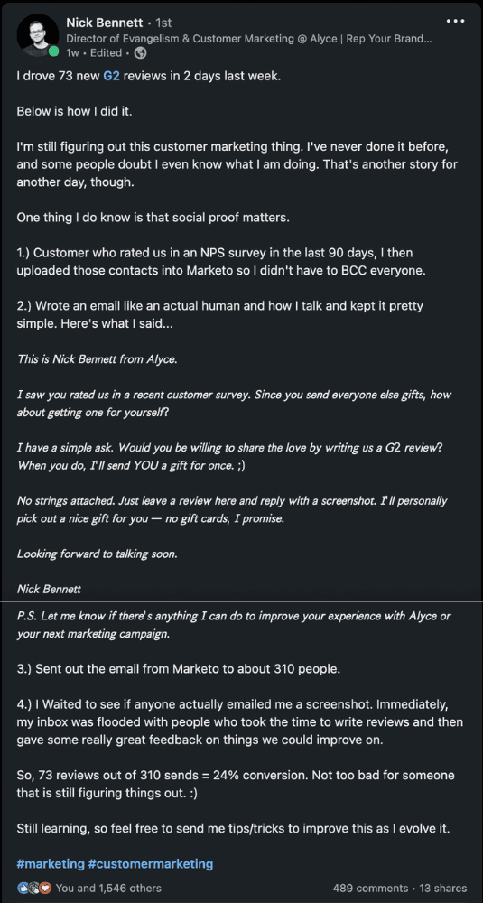 B2B Referral Marketing how to get more