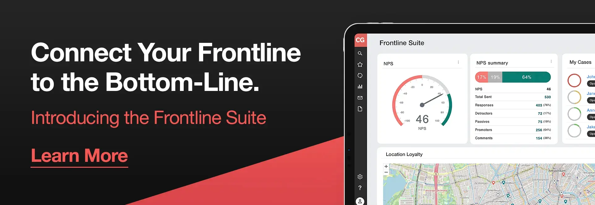 CustomerGauge Frontline Suite CTA