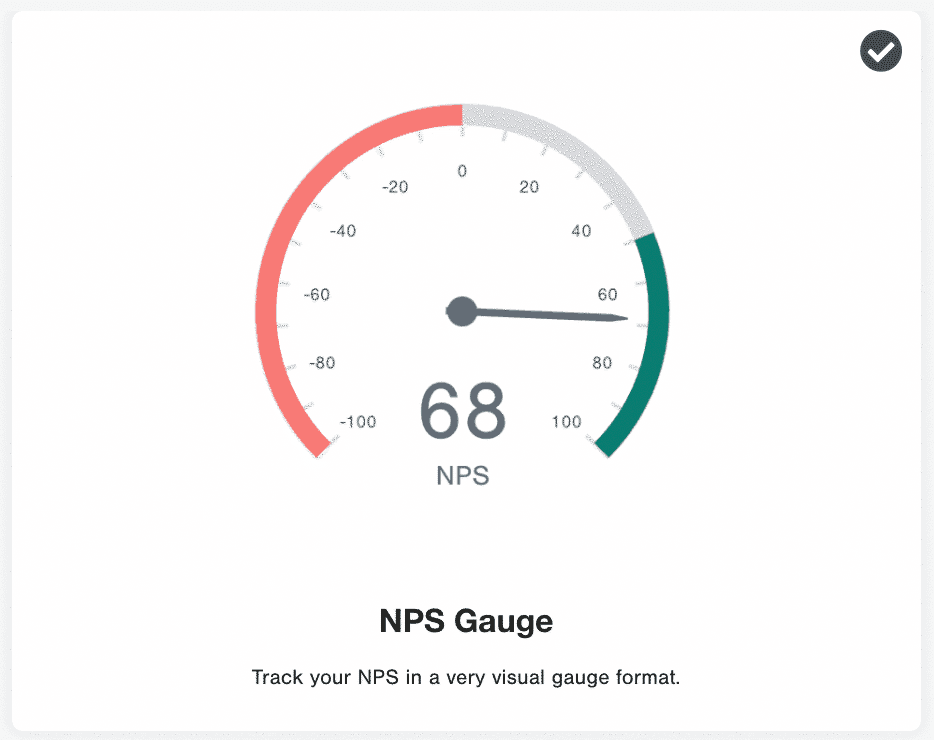 NPS Gauge Widget