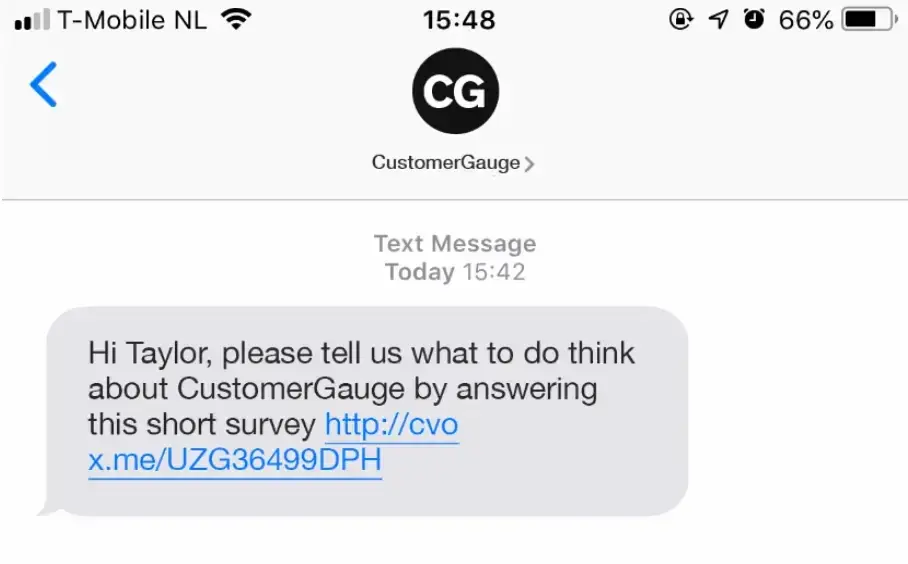 SMS Survey