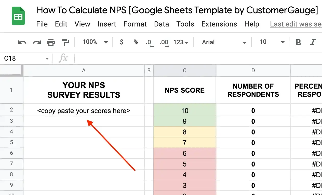 Excel NPS