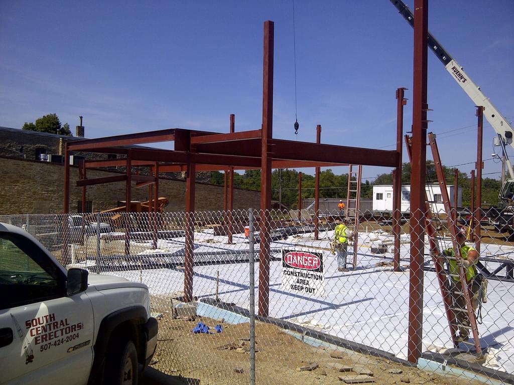 Cannon Falls Library Bossardt 8 23 12 Erection7