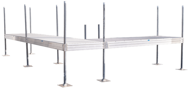 Low pro sectional dock