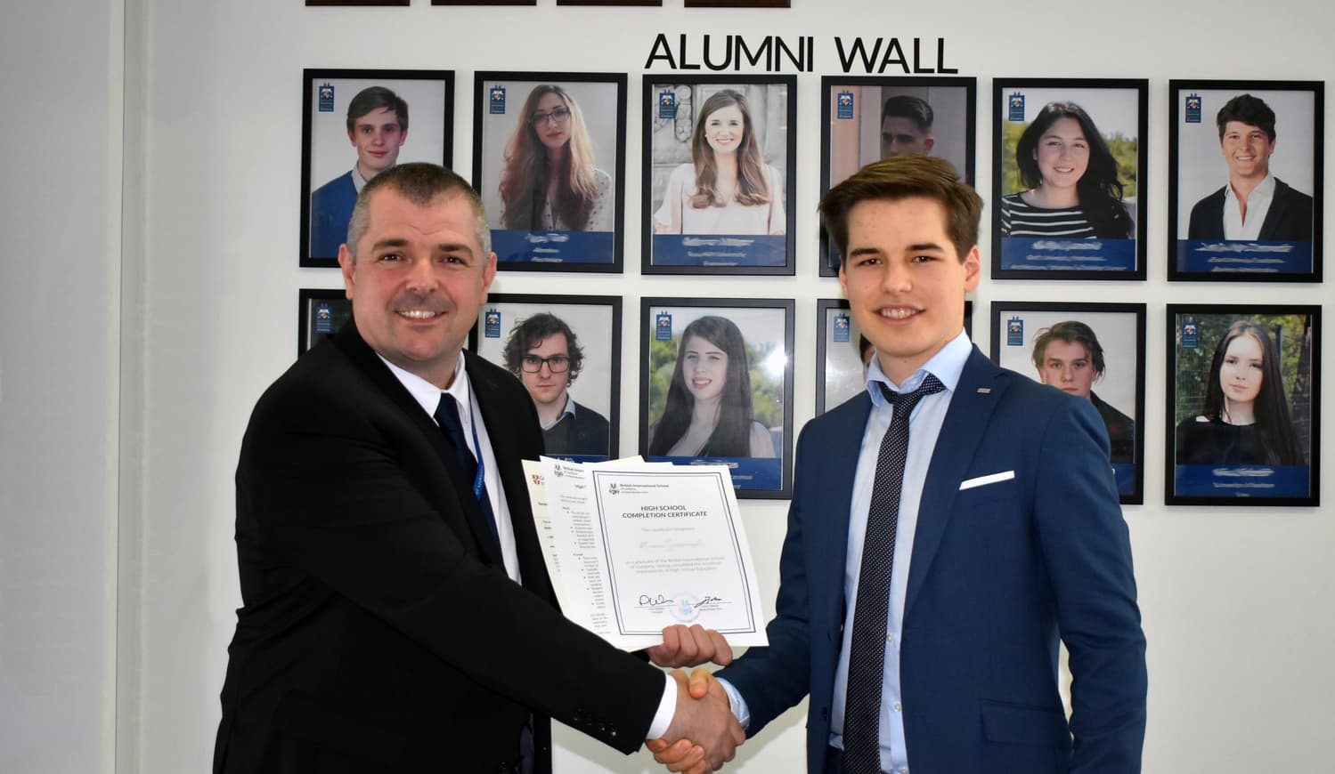 Principal alumni certificate