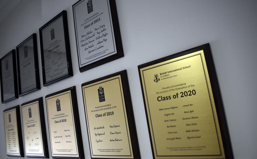 Alumni plaques