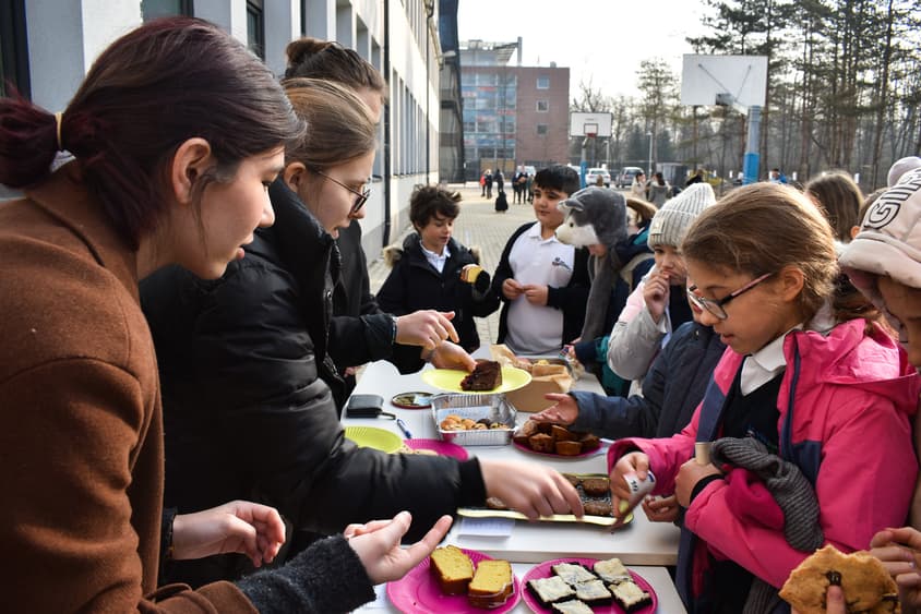 Bake sale for earthquakes