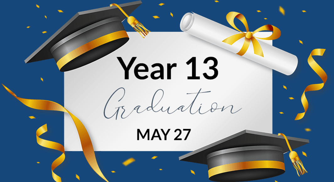 Year 13 graduation tile 2022