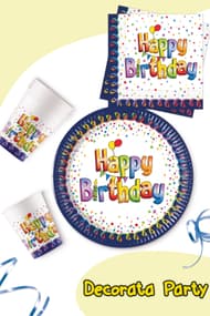 Decorata Multicolor Happy Birthday by Procos