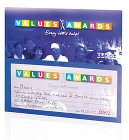 Tesco Values Award - Procos